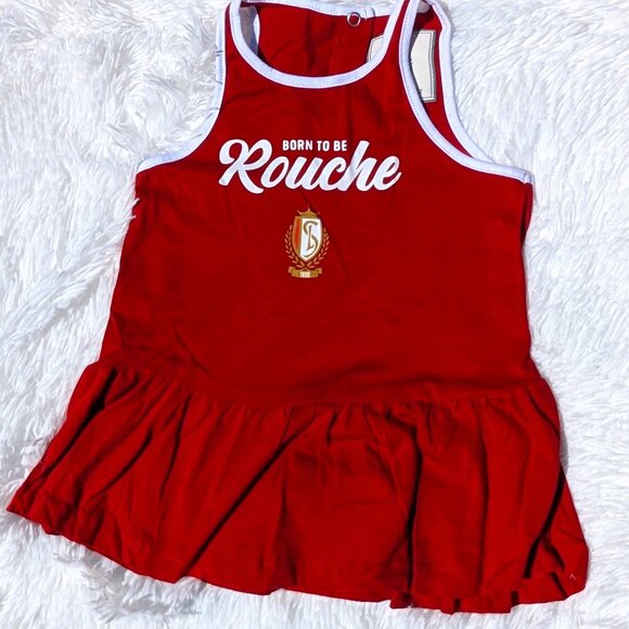 Other - Stylish Red Cotton Dress for Girls – Sleeveless, Pleated, Lightweight & Trendy